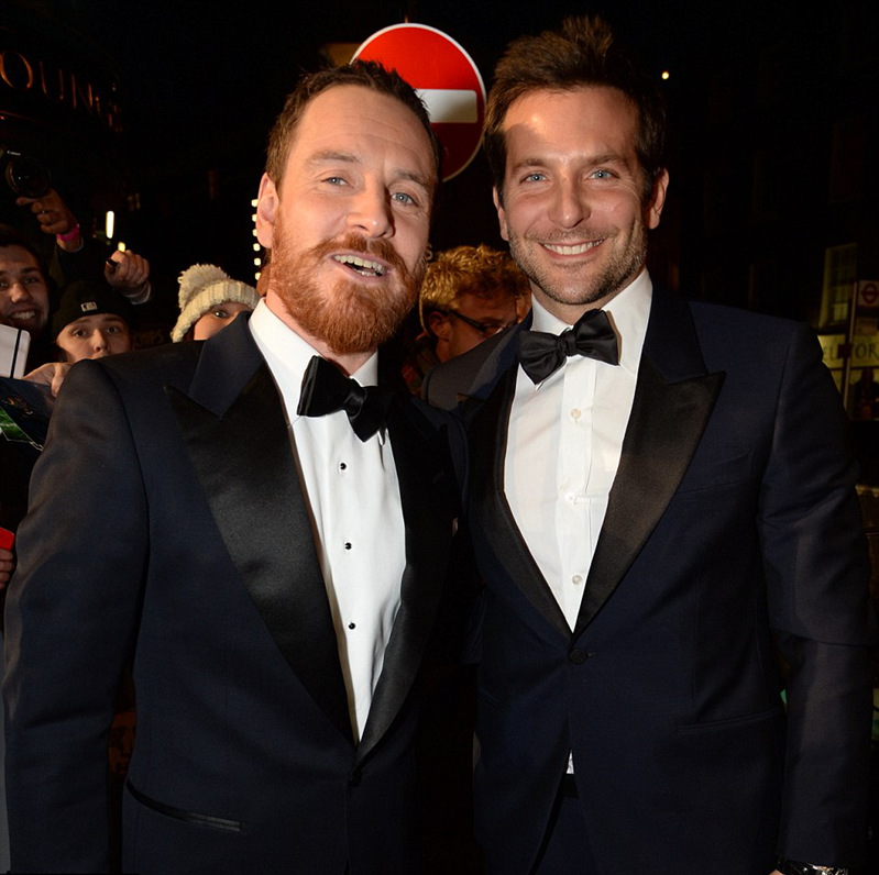 Bradley Cooper �� Michael Fassbender 