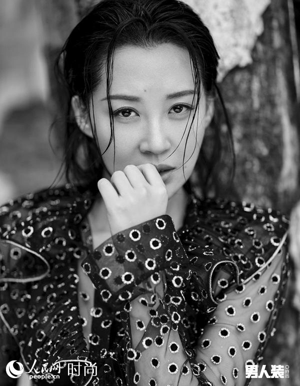 许晴湿发解锁男人装封面眼神桀骜坚定8